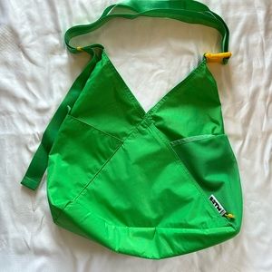 Baboon to the Moon Triangle Tote